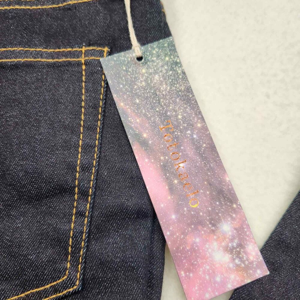 Men's Straight Leg Stretch Jeans 29x31 Dark Indigo Wash Slim Fit NWT Wood Wood - Picture 8 of 14
